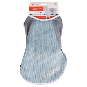 Flamingo Fronzen hondenjas, blauw/grijs maat L: 40cm ruglengte hond