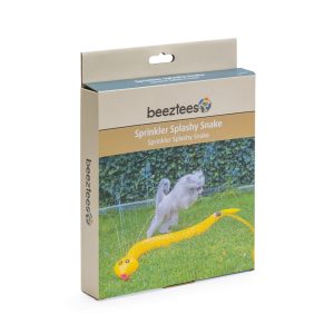 Beeztees hondenspeeltje Splashy slang, geel 150cm hond