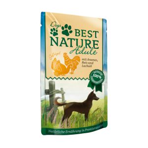 12 x 150g Best Nature hondenvoer gevogelte & Ananas nat hondenvoer