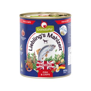 6 x 800g Granatapet Lievelingsmaaltijd City Tour London natvoer voor honden