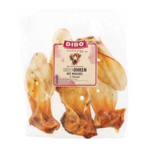 350g DIBO runderoren met mossel hondensnacks