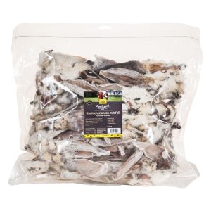Voordeelverpakking : 3x1kg Caniland konijnenoren met bont hondensnacks