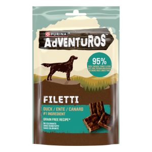 70g Purina Adventuros Filetti met eend hondensnacks