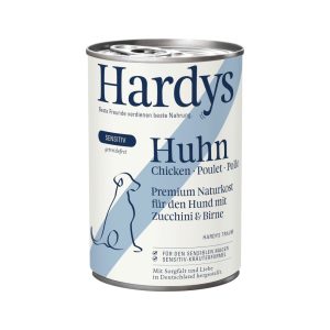 6x400g Hardys Senistive Kip natvoer voor honden