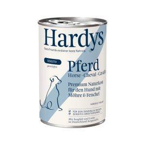 6x400g Hardys Senistive Horse natvoer voor honden