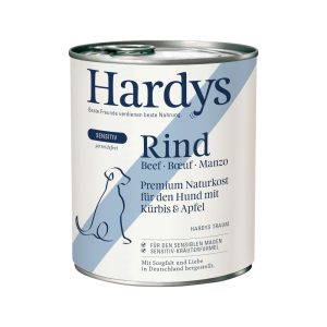 Voordeelpak: 24x 800g Hardys Sensitive Rund natvoer voor honden