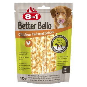 10st 8in1 8in1 Betere Bello Kip Twisted Sticks Hondensnacks