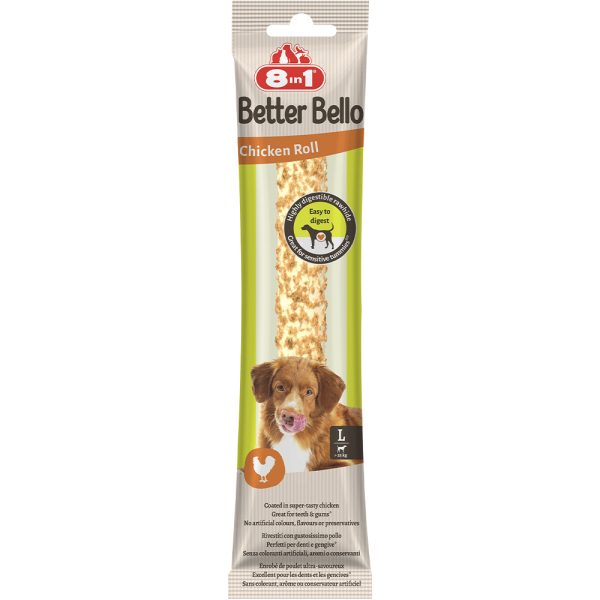 8in1 Beter Bello Broodje Kip maat L hondensnacks