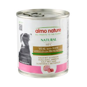 12x290g Kalf met ham Almo Nature Classic Hondenvoer