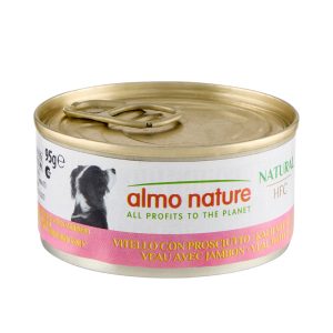 6x95g Kalf met Ham Almo Nature Classic Hondenvoer