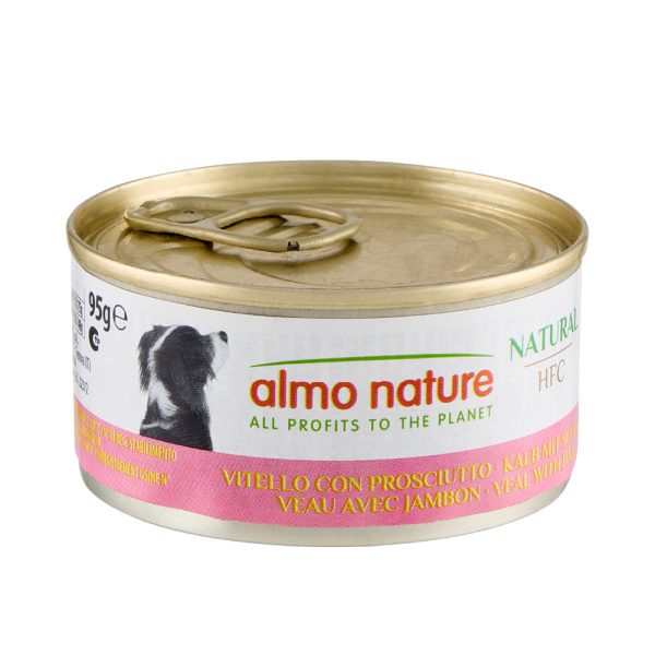 6x95g Kalf met Ham Almo Nature Classic Hondenvoer