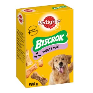 6x500g Biscrok in 3 Heerlijke Smaken Pedigree Hondensnacks