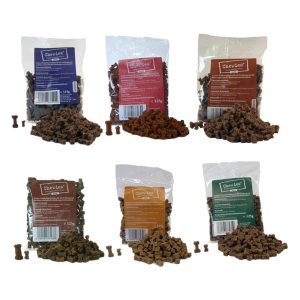 6x125g Chewies Mini Botjes Multipak Gevogelte Zalm Lam Pens Wild, Rund