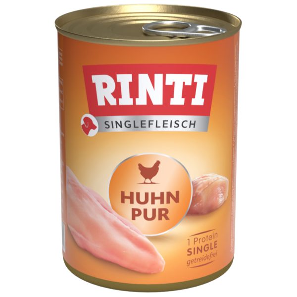 Rinti Sensible Puur 24 x 400 g - Kip puur