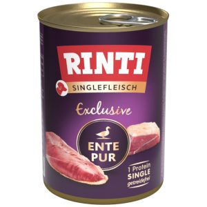 Rinti Sensible Puur 6 x 400 g - Eend Puur