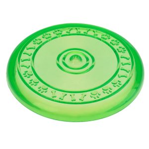 Hondenspeeltje Frisbee uit TPR 3 stuks