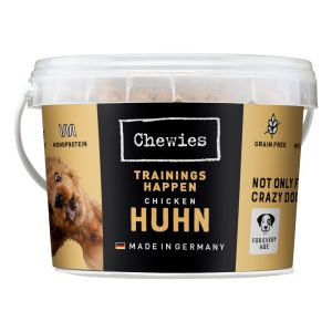 2x300g Mono-Eiwit Trainingssnack Kip Chewies Hondensnacks