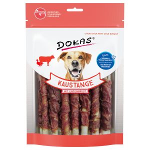 3x200g Kauwstaven met Eendenborst Dokas Hondensnacks