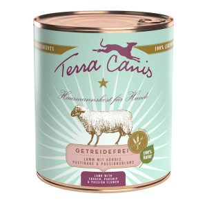 Terra Canis Graanvrij Voordeelpakket 12 x 800 g - Lam met pompoen, pastinaak & passiebloem