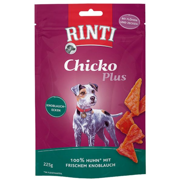 3x225g Rinti Chicko Plus Knoflook Hondensnacks