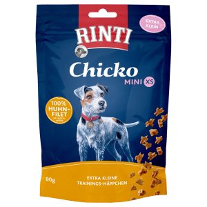 2x80g Rinti Extra Mini XS Kip Hondensnacks