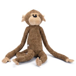 Honden knuffel Aap Vik XL, bruin