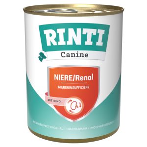 RINTI Canine Nier - met Rund 800 g Hondenvoer - 6 x 800 g