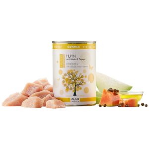 alsa-nature 4-SEASONS Zomermenu Kip met koolrabi en papaja, 400 g, Aantal: 6 x 400 g