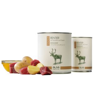 alsa-nature SINGLE Rendier met aardappel, 800 g, Aantal: 6 x 800 g