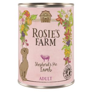 6x400g Adult Lam Rosie's Farm Hondenvoer
