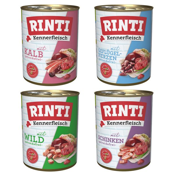 12x800g Kennerfleisch Mix 1 RINTI Hondenvoer