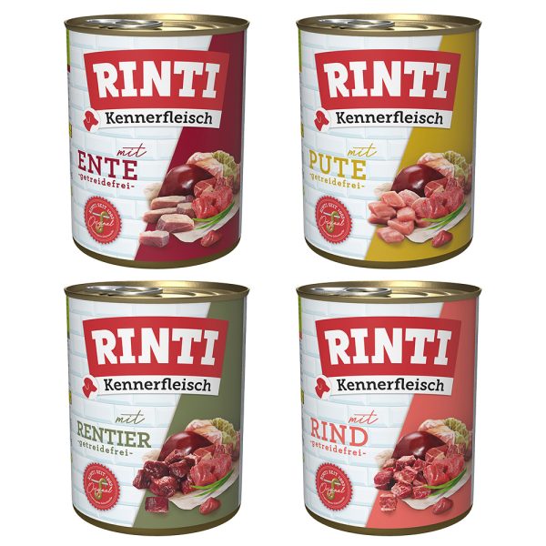 12x800g Kennerfleisch Mix 2 RINTI Hondenvoer