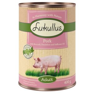 Lukullus Varken & Broccoli Graanvrij - 6 x 400 g