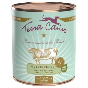 Terra Canis Graanvrij Voordeelpakket 12 x 800 g - Mixpakket kalkoen & rundvlees