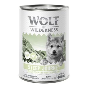 Wolf of Wilderness Junior 'Expedition' 6 x 400 g