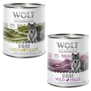 12x800g Senior Wolf of Wilderness Hondenvoer