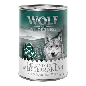 6x400g The Taste of The Taste Of The Mediterranean Wolf of Wilderness Hondenvoer