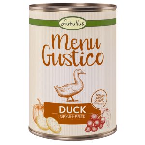 12x400g Menu Gustico Lukullus Hondenvoer - Diverse Smaken