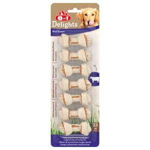 8in1 Delights Kauwbotten Rund - Voordeelpakket: 6 x 84 g (42 stuks)