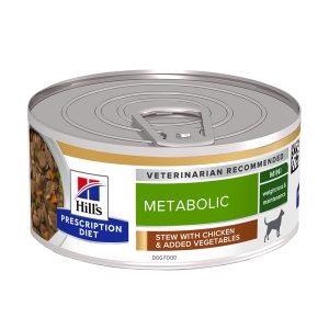 24x156g Hill’s Prescription Diet Metabolic Ragout mit Huhn & Gemüse Hundefutter nass