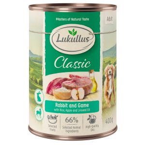 6x400g Konijn & Wild Lukullus Hondenvoer