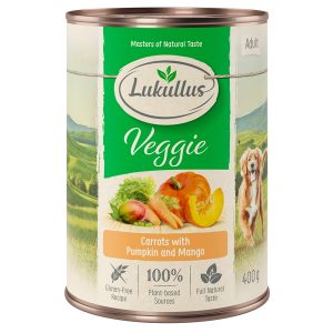 6x400g Adult Veggie Lukullus Hondenvoer nat