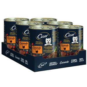 Cesar Natural Goodness Multipack - Kalkoen en Superfoods (24 x 400 g)