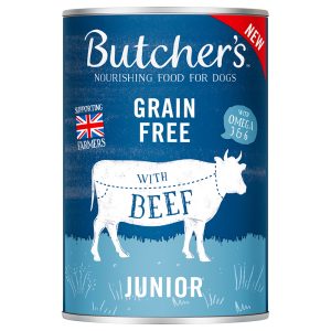24x 400g Butcher's Original Graanvrij met Junior met rund Hondenvoer