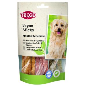 Voordeelpakket: 3x 100g Trixie Vegan Sticks met fruit & groenten hondensnacks