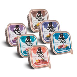 6x150g Doggy Dog Adult Mix pakket (6 soorten) nat hondenvoer