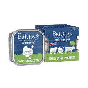 Voordeelverpakking Butcher's Original 24 x 150 g - Traditionele recepten (lam, kalkoen, rund)