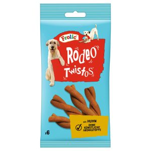 18 x 6 stuks Frolic Rodeo Twistos kip hondensnacks