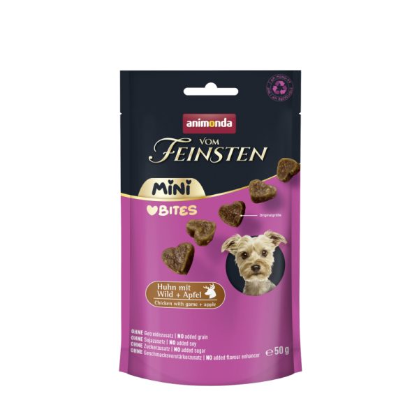 animonda vom Feinsten Adult Mini Bites - 50 g kip met wild & appel