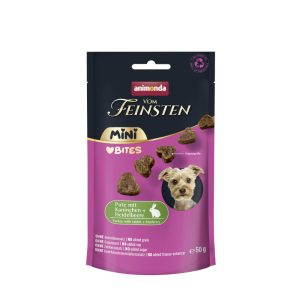 animonda vom Feinsten Adult Mini Bites - 10 x 50 g kalkoen met konijn & bosbes